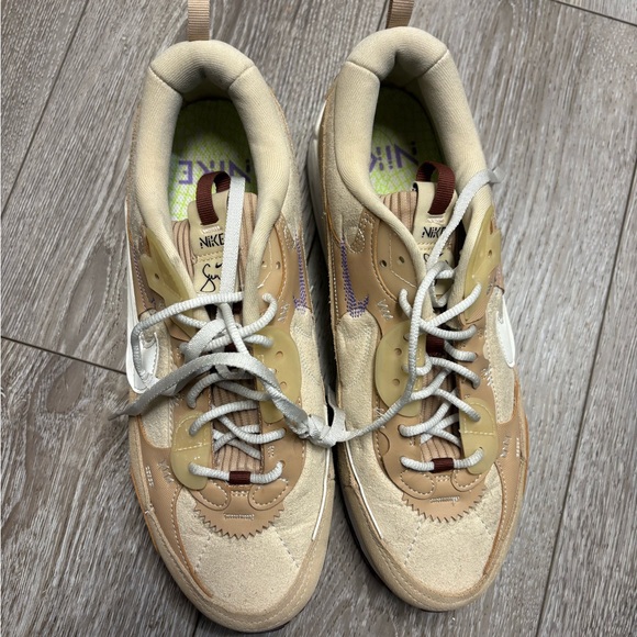 Nike Air max 90 Futura X Serena Williams design ‘Hemp’  Brown and Cream Sneakers - Picture 2 of 13